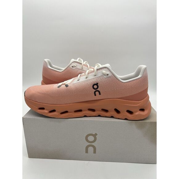 On Cloudtilt Ivory Canyon Orange White Running Shoes 3ME10103285 Men's Size 14 - Picture 6 of 9